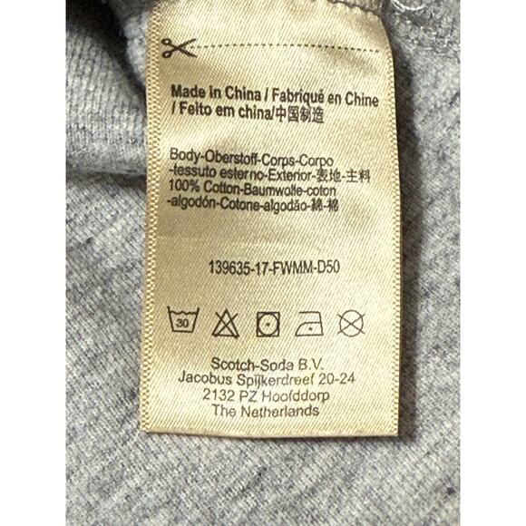 Scotch & Soda Long Sleeve Gray Pullover, Size L - Picture 6 of 6